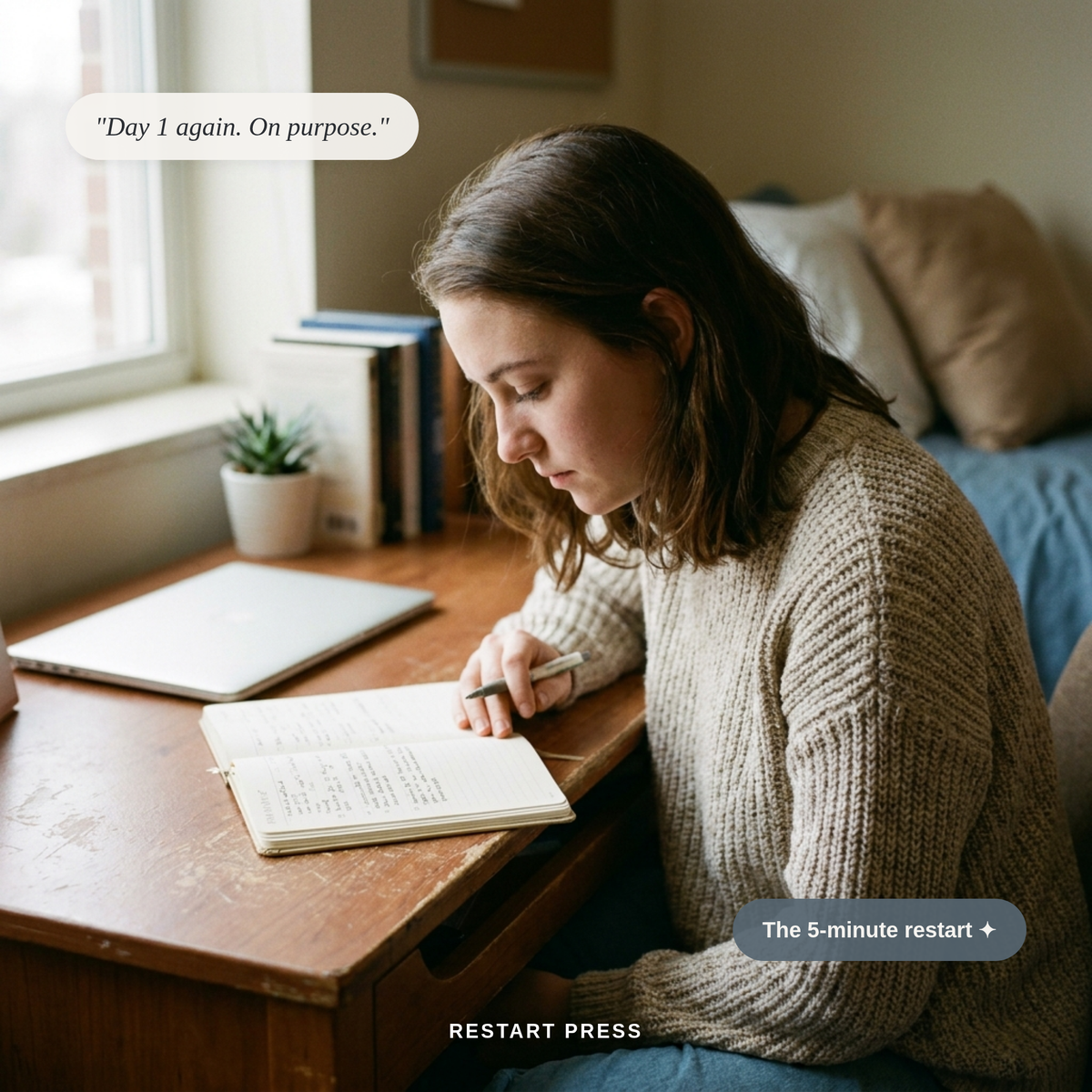 The Un-Abandonable Planner — ADHD Student Success System (Undated PDF + AI Focus Coach Prompts)